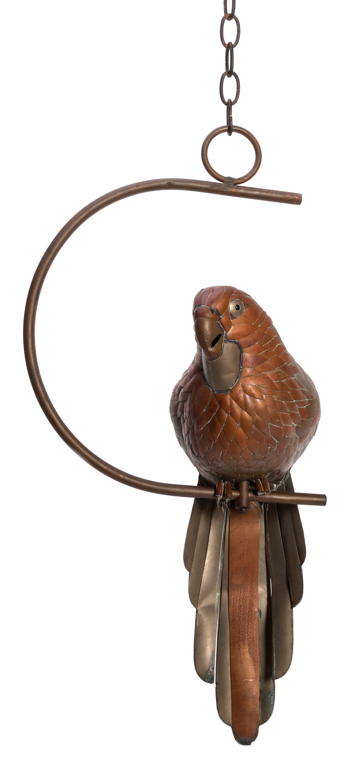 Large Hanging Metal Bird Sculpture. (1 of 2)