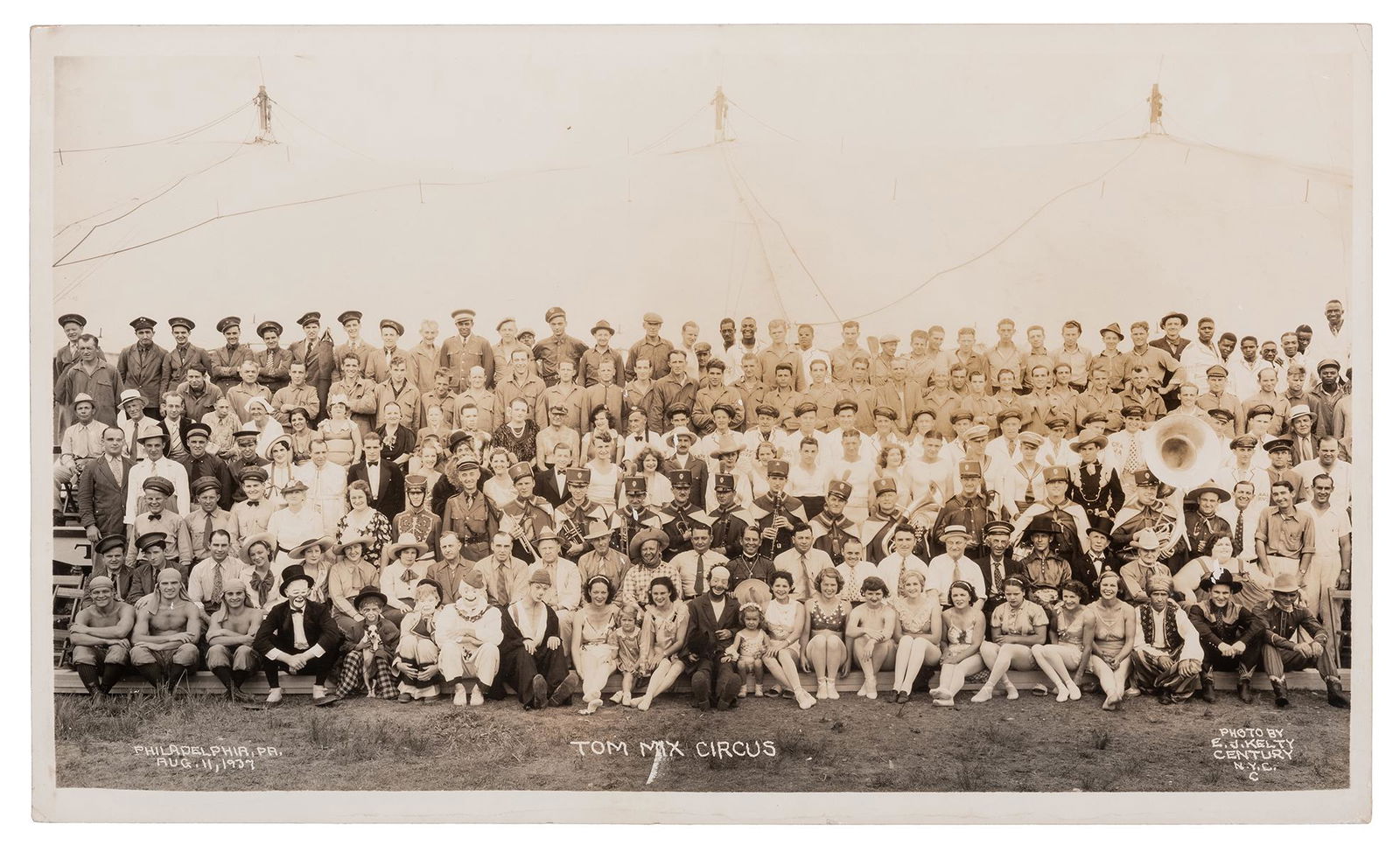Tom Mix Circus. Philadelphia, PA. Aug. 11, 1937. (1 of 1)