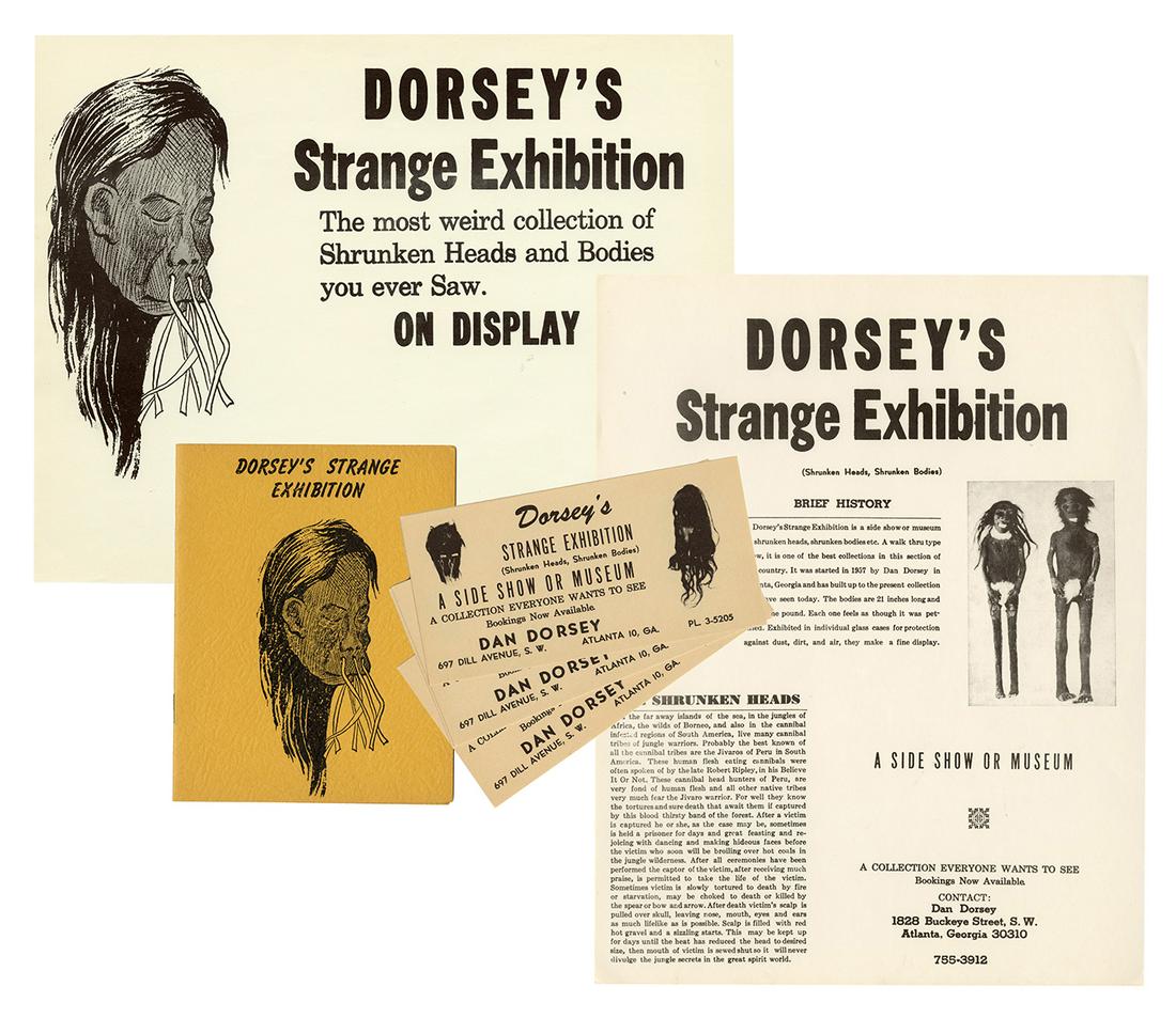 Dorsey’s Strange Exhibition Group of Ephemera. (1 of 1)