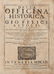 Astolfi, Giovanni Felice. Della Officina Historica. - 3