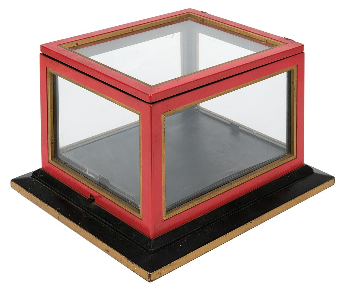 Crystal Dove Cote.: Crystal Dove Cote. Alhambra: Owen Magic Supreme, ca. 1960. A dove appears in an empty box with crystal-clear sides. Finish and gimmick show light wear; very good.