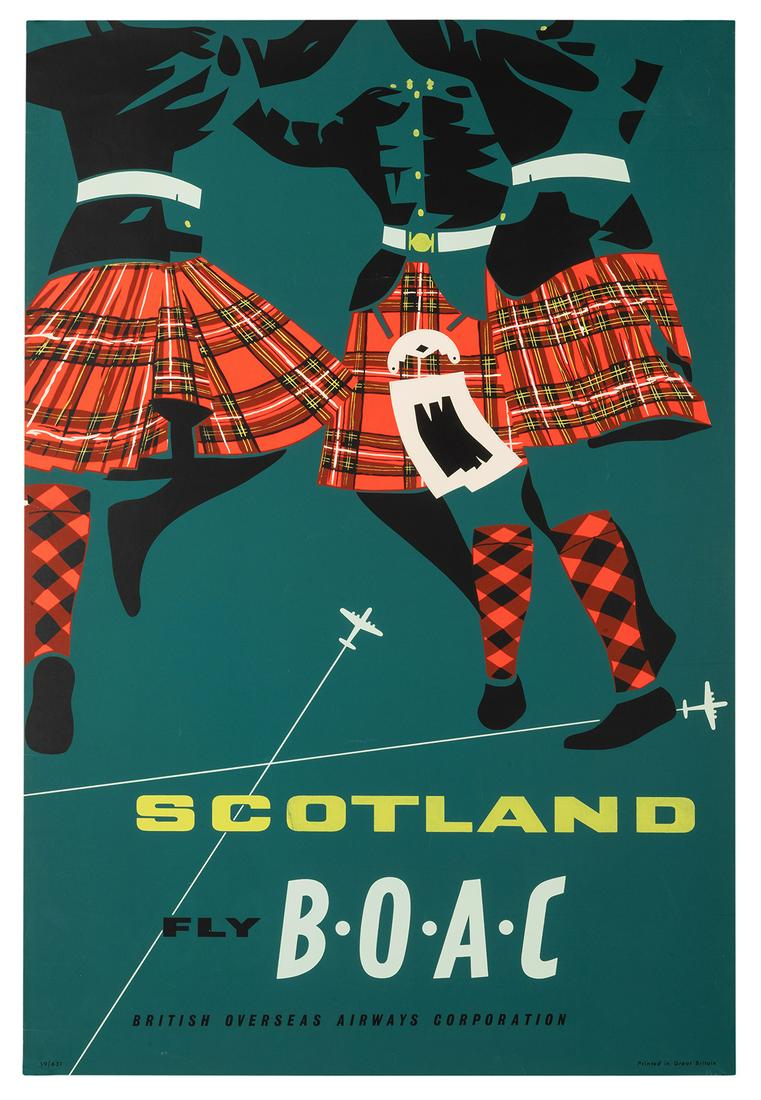 BOAC. Jet Your Way to Scotland. 1959. (1 of 1)