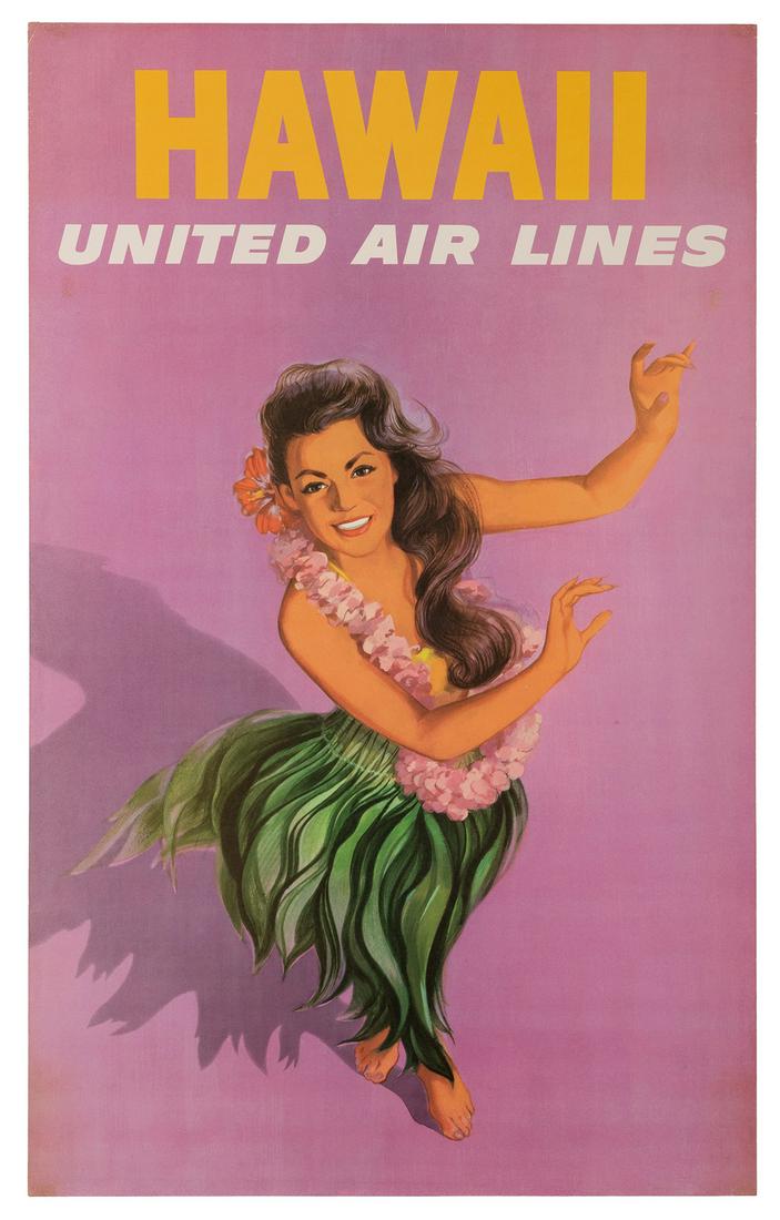 Hawaii. United Air Lines. Circa 1960s. (1 of 1)