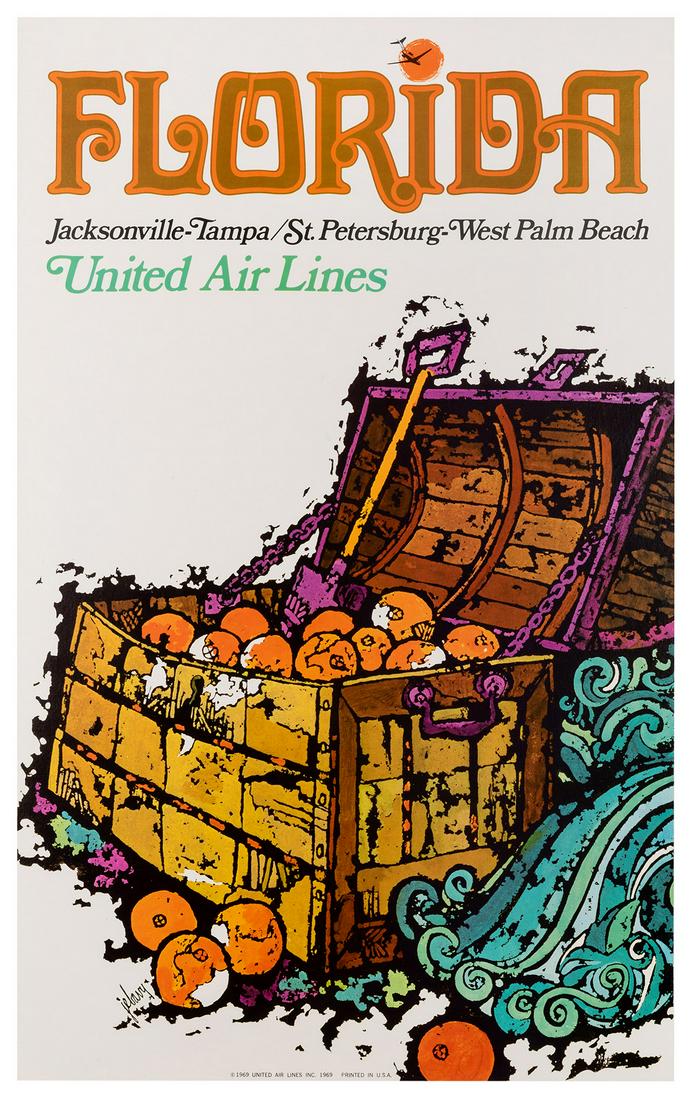 Jebary, James. Florida. United Air Lines. 1969. (1 of 1)