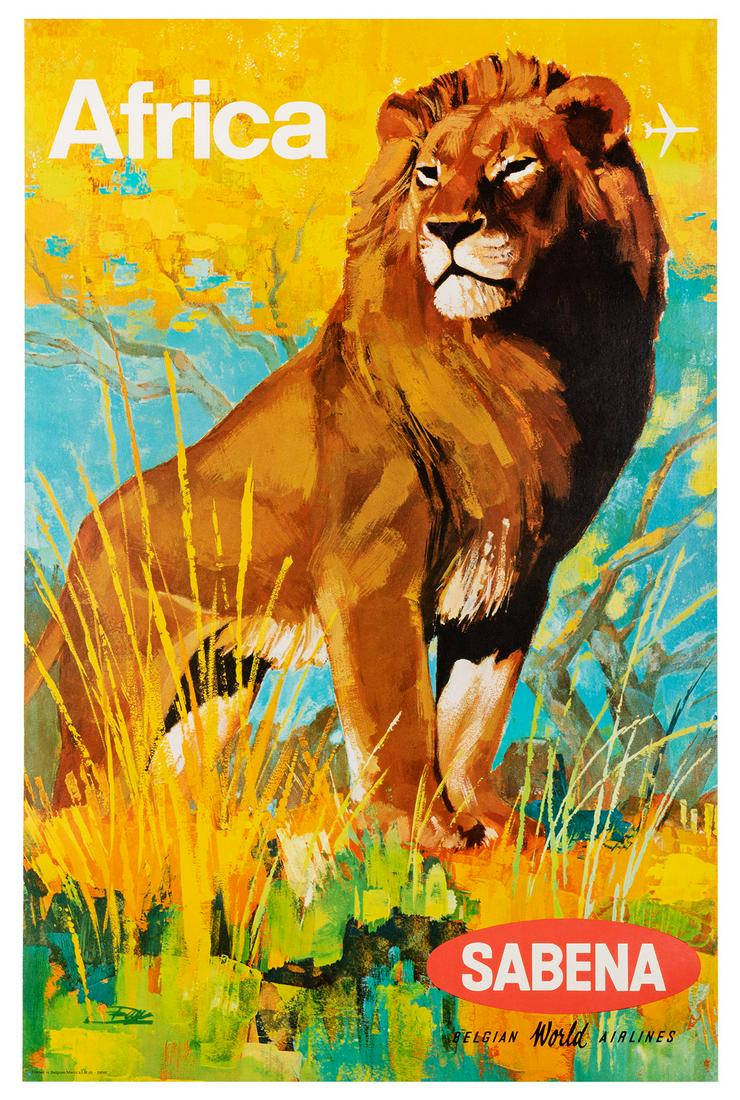 Sabena. Africa. Belgian World Airlines. (1 of 1)