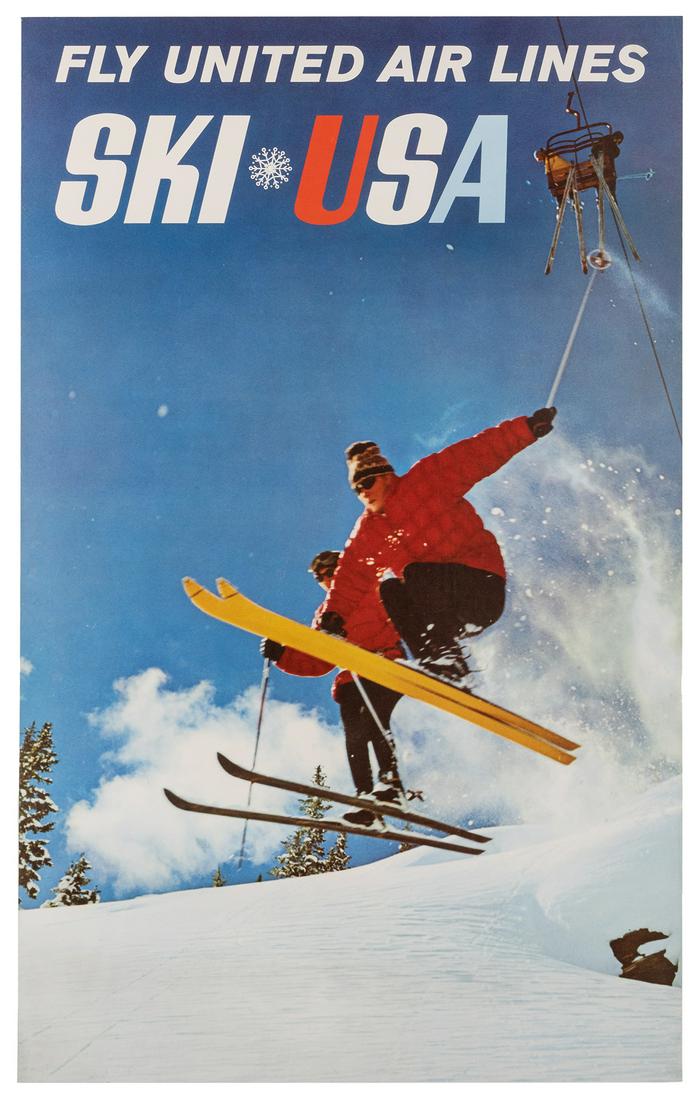 Ski USA. Fly United Air Lines. (1 of 1)