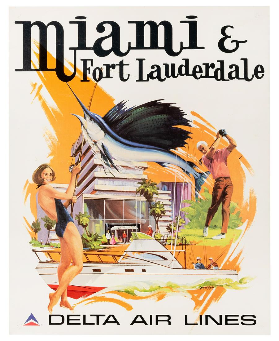 Sweney. Miami & Fort Lauderdale. Delta Air Lines. (1 of 1)