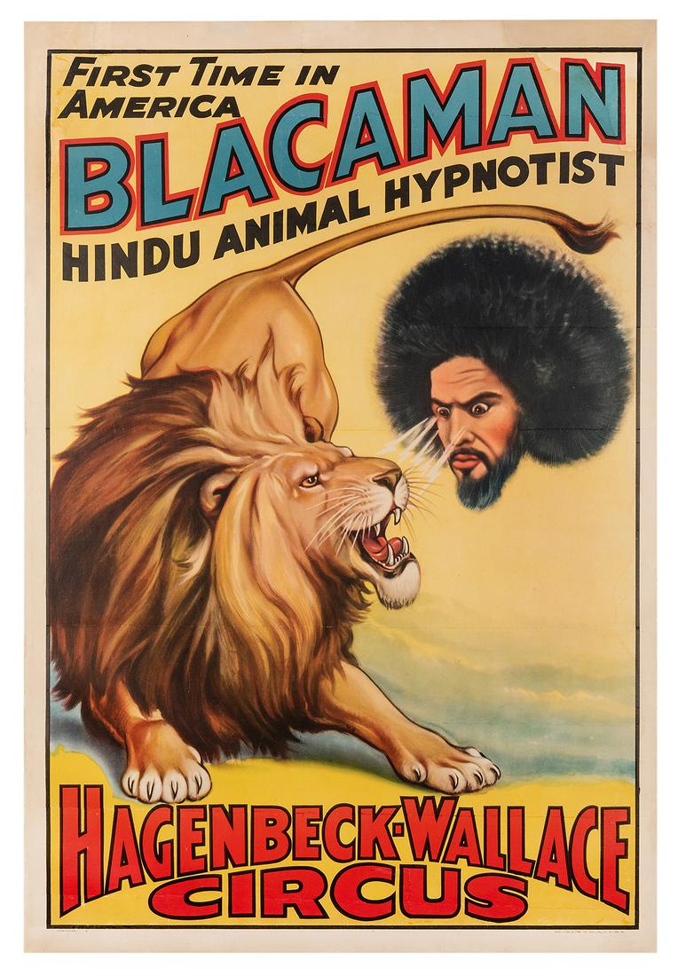 Hagenbeck-Wallace Circus. Blacaman Hindu Animal (1 of 1)