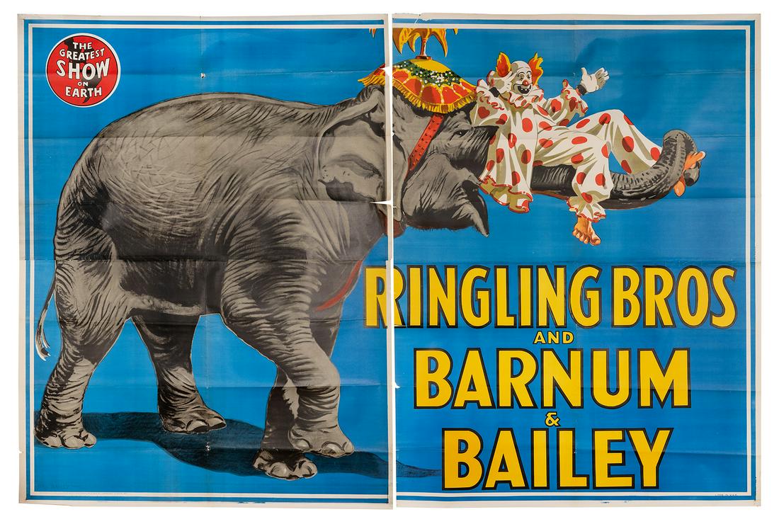 Ringling Bros. and Barnum & Bailey. Billboard Poster. (1 of 1)