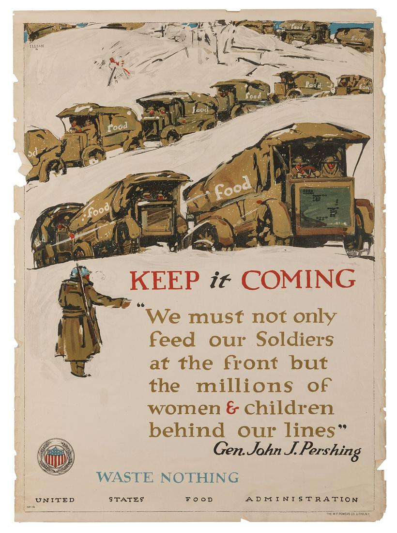 Illian, George (1894-1932). Keep it Coming. Circa 1917. (1 of 1)