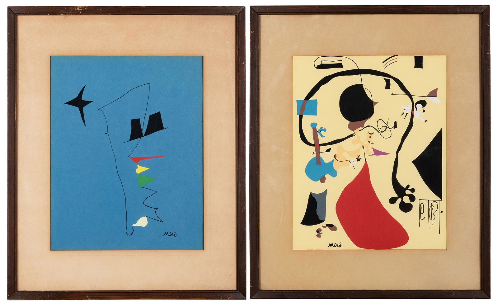 Two Miro “Modern Classics” Silkscreens. (1 of 3)