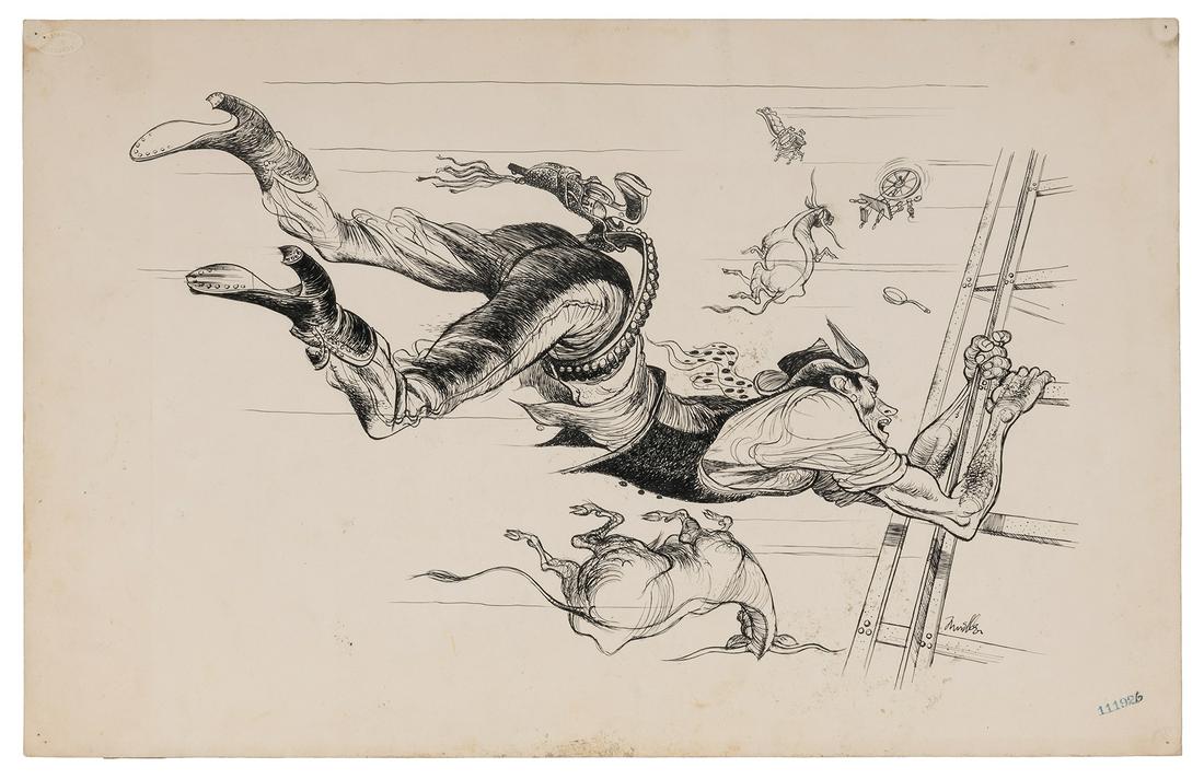 Swift Animal Feeds Original Advertising Illustration (1 of 2)