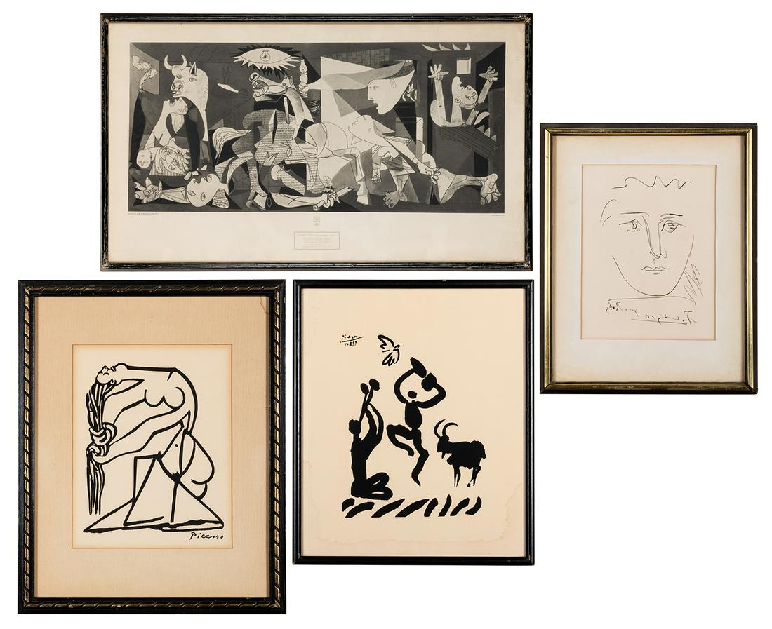 Group of Four Picasso Prints. (1 of 5)
