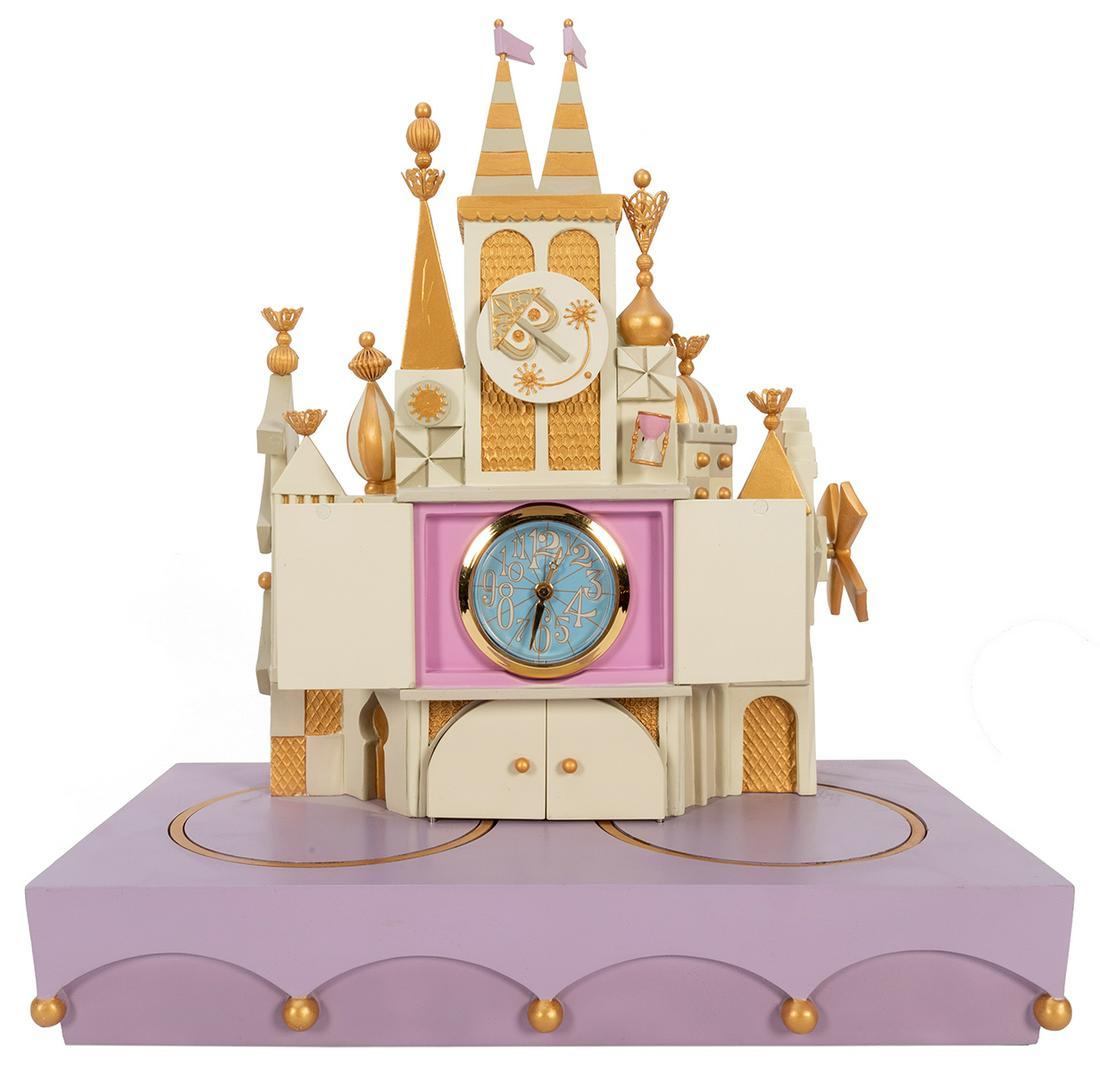 Small World Animated Clock.: Small World Animated Clock. Designed for Disneyland’s 50th Anniversary by Kevin Kidney and Jody Daily. The clock is fully animated ala the original at Disneyland: on the hour the doors open and 