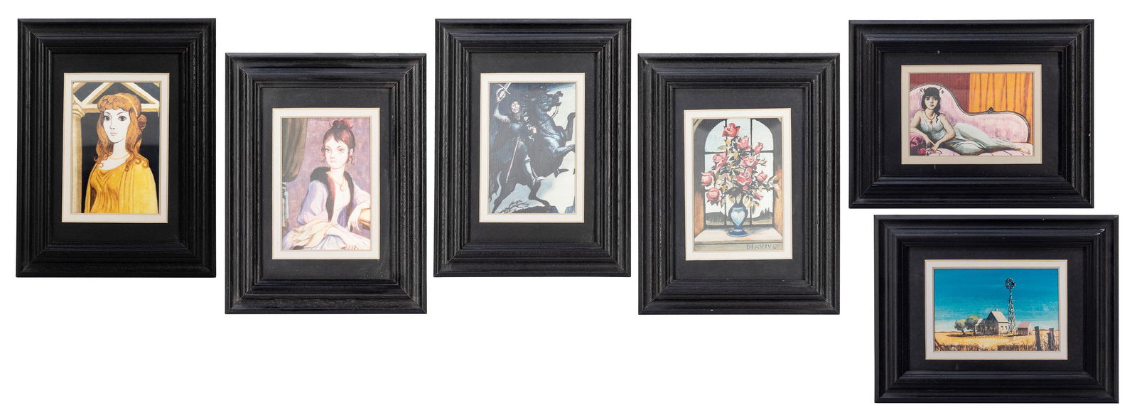 Haunted Mansion 30th Anniversary Event Lenticular Set.: Haunted Mansion 30th Anniversary Event Lenticular Set. Issued in 1969 for the Haunted Mansion’s 30th Anniversary, this set of 6 lenticulars show Marc Davis concept art for changing images from t