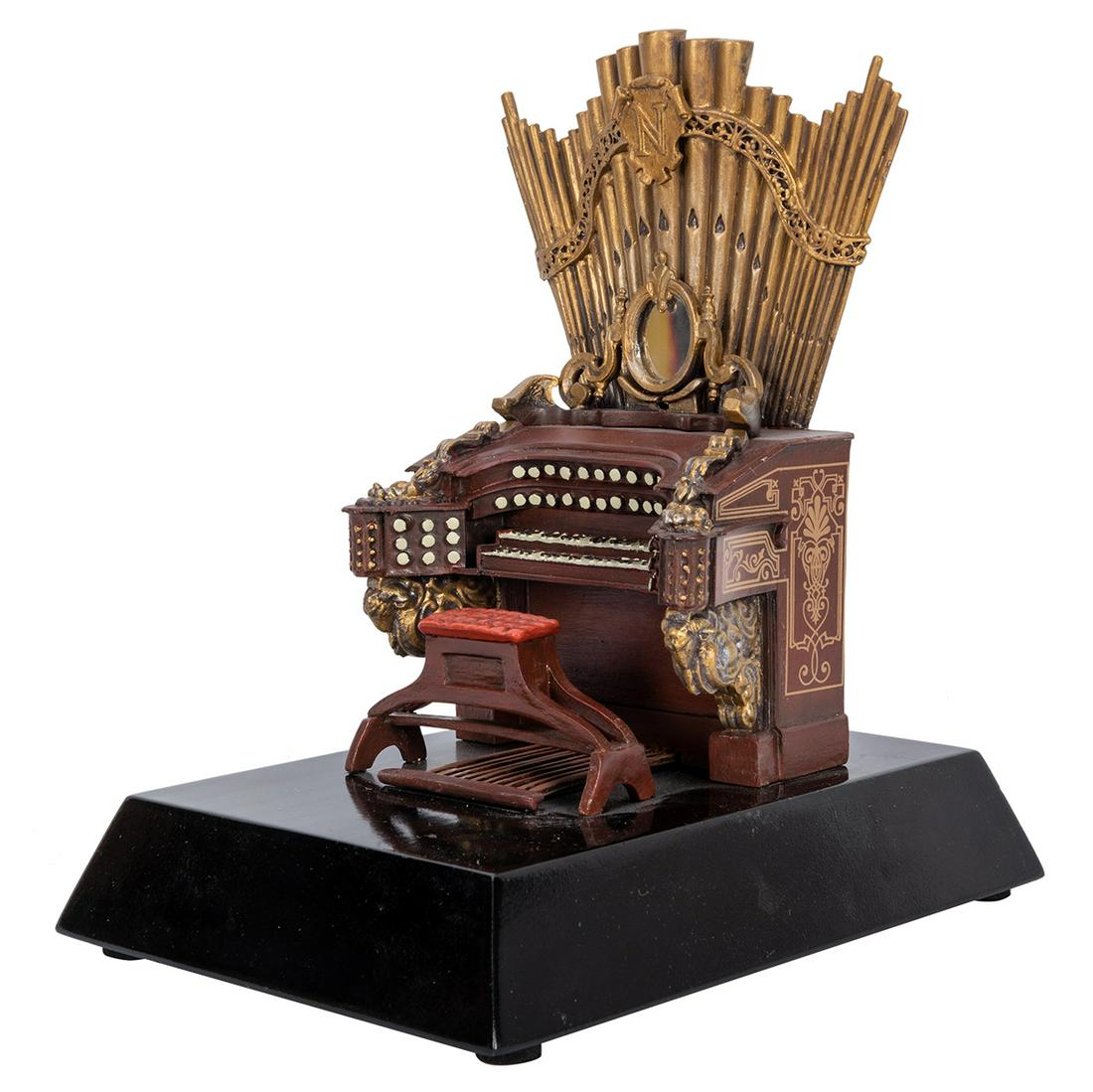 20,000 Leagues Under the Sea Organ Sculpture.: 20,000 Leagues Under the Sea Organ Sculpture. Captain Nemo’s Pipe Organ, ltd. edition 1,000 from the Disney catalogue. 6” tall. Amazing detail. Mint.