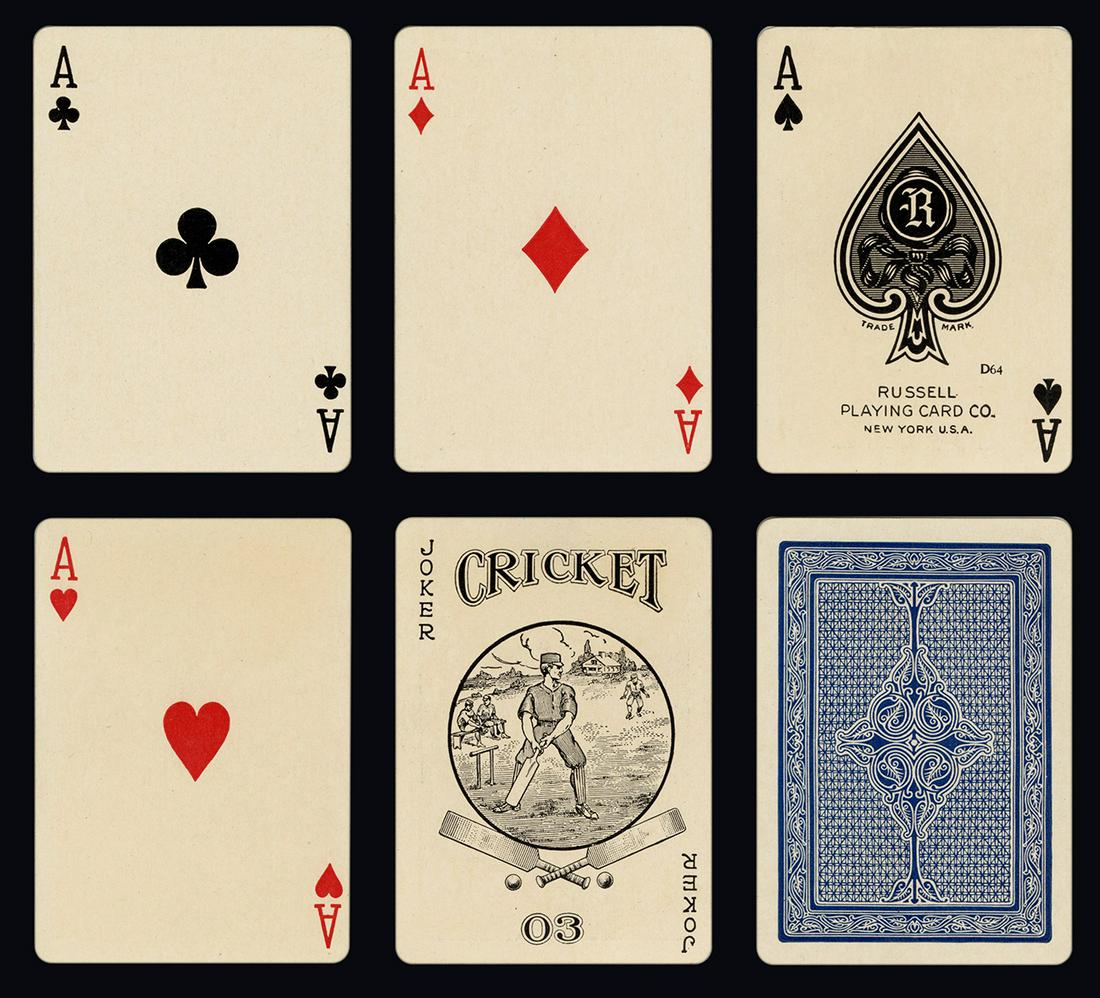 Russell Playing Card Co. "Cricket No. 3” (1 of 2)