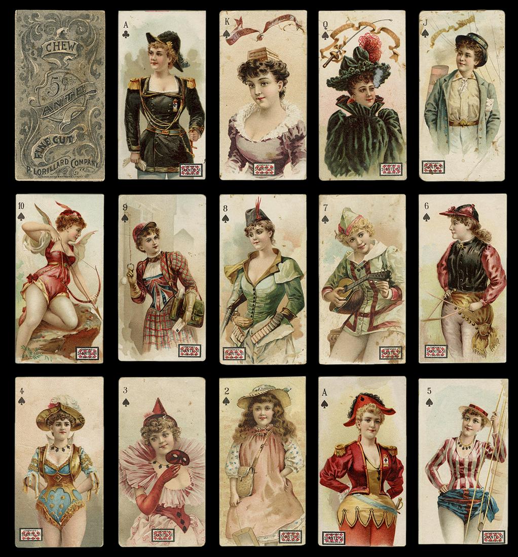 P. Lorillard 5 Cent Ante Insert Playing Cards. (1 of 1)