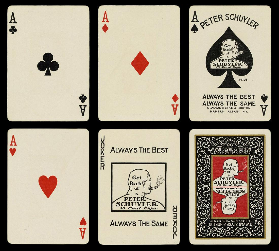 [Tobacciana] Peter Schuyler Cigars Playing Cards. (1 of 2)