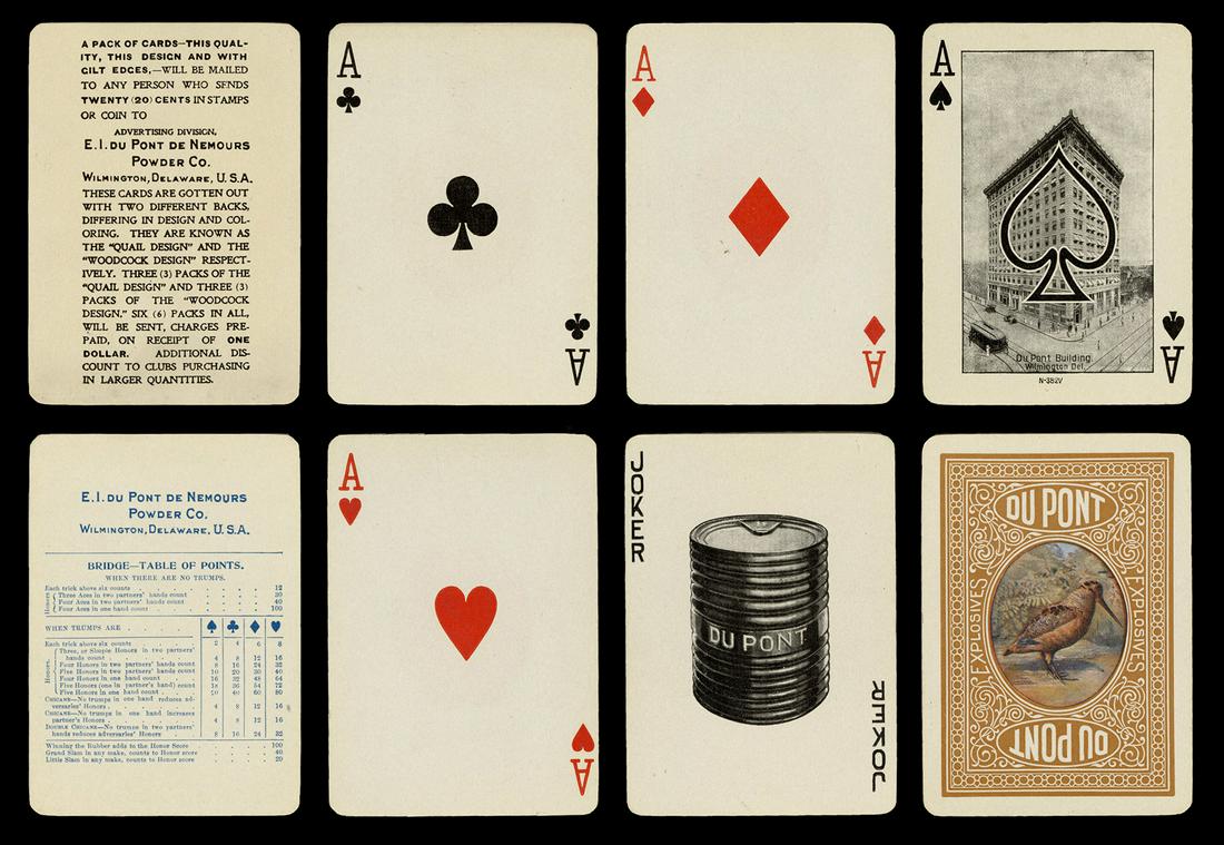 Dupont Explosives Advertising Playing Cards. (1 of 2)