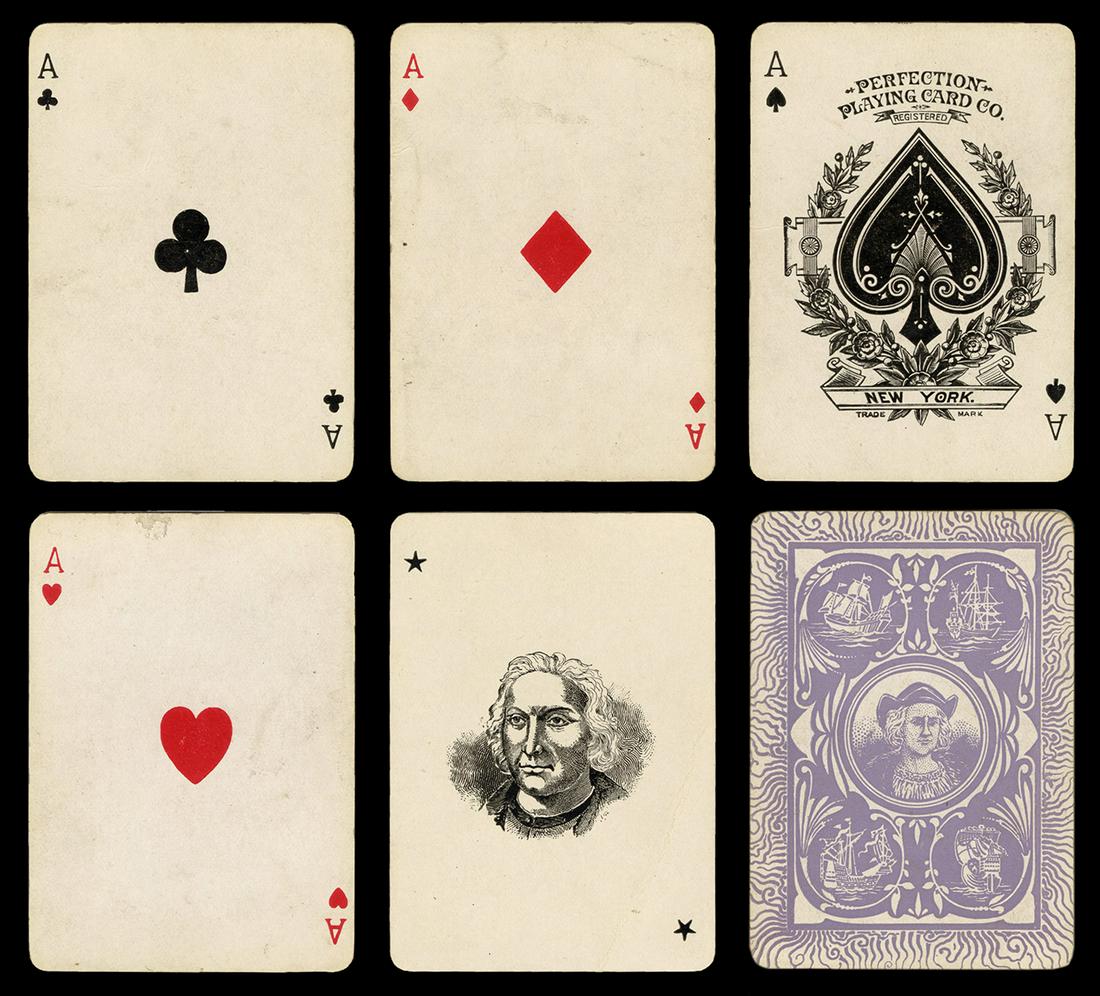 Perfection Playing Cards [Christopher] Columbus. (1 of 3)