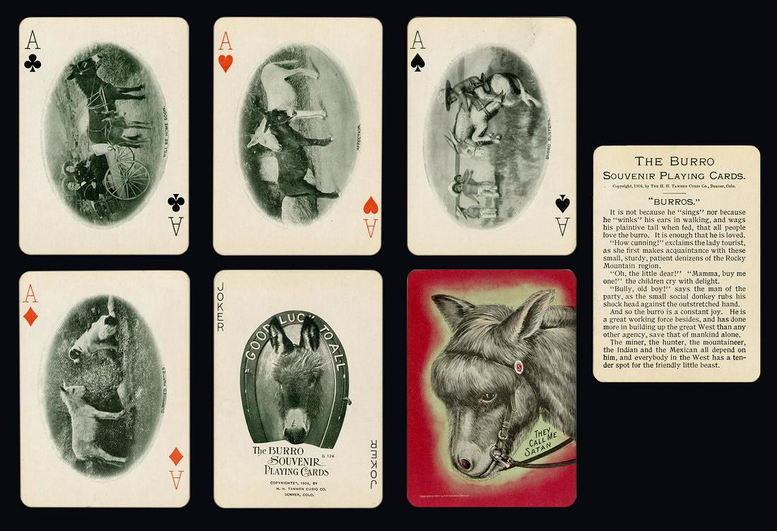 The Burro Souvenir Playing Cards. (1 of 2)