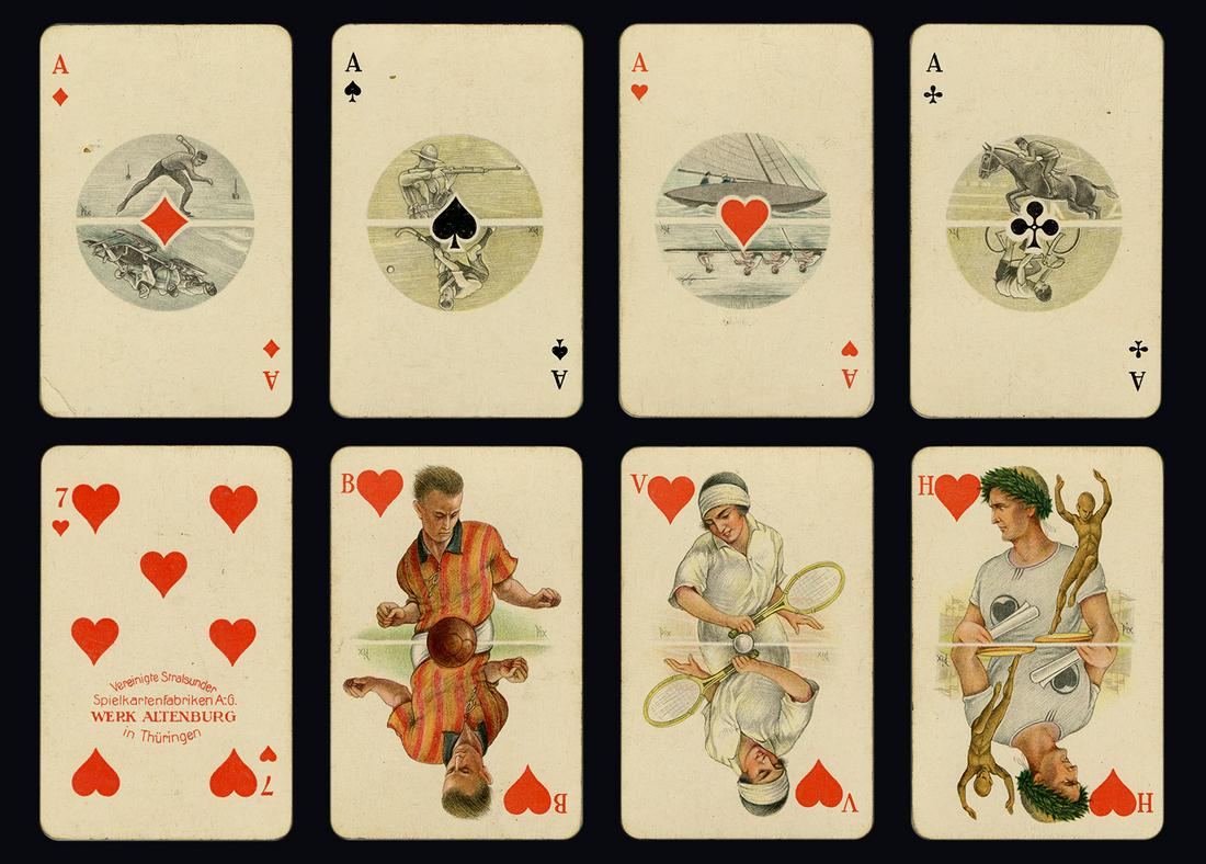 [Olympics] 1928 Olympics Souvenir Playing Cards. (1 of 2)