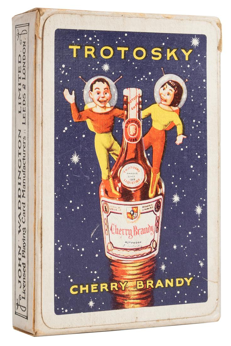 Trotosky Cherry Brandy Advertising Playing Cards. (1 of 2)