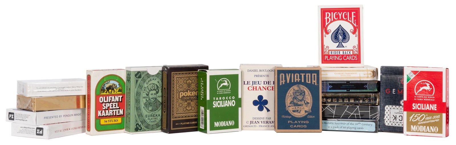 Eighteen Miscellaneous Packs of Playing Cards. (1 of 1)