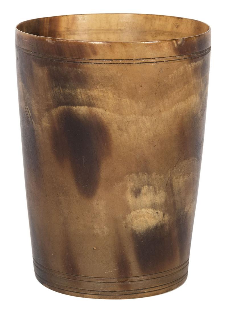 Tortoise Shell Dice Cup. (1 of 1)