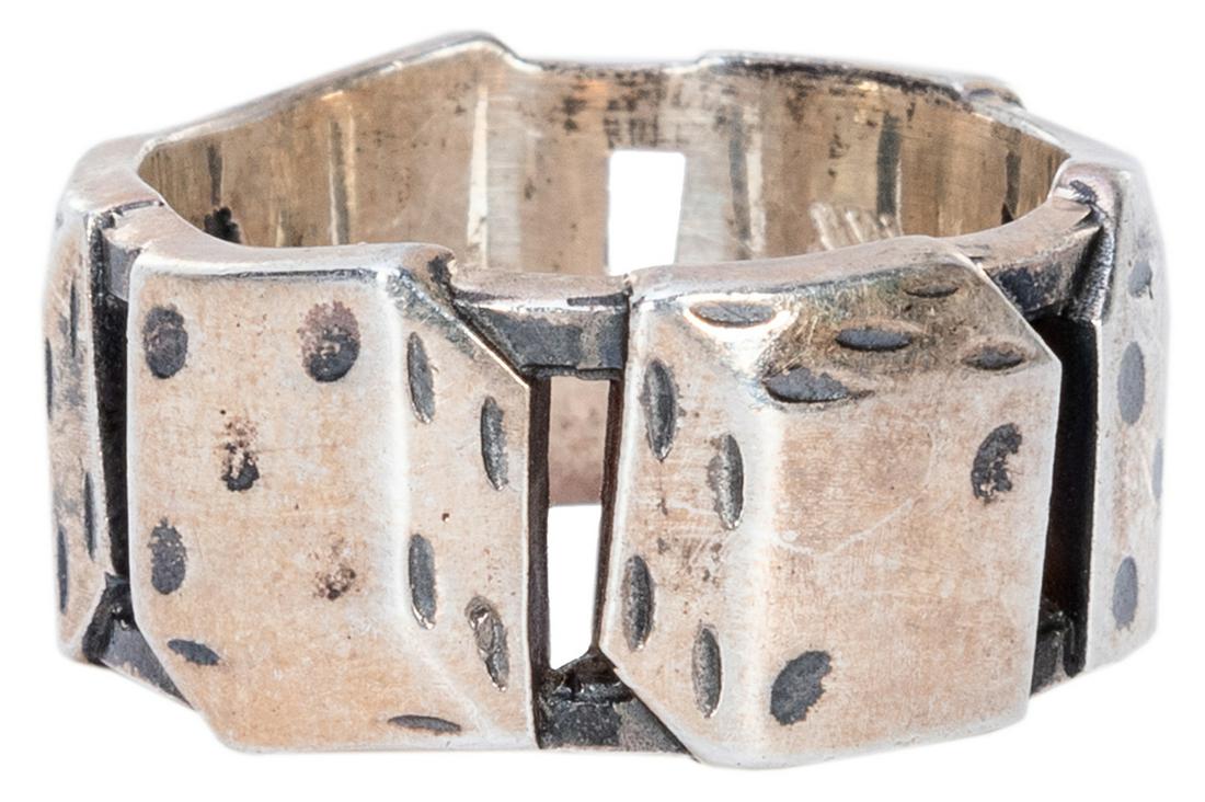Six Dice. Sterling Silver Ring. (1 of 1)