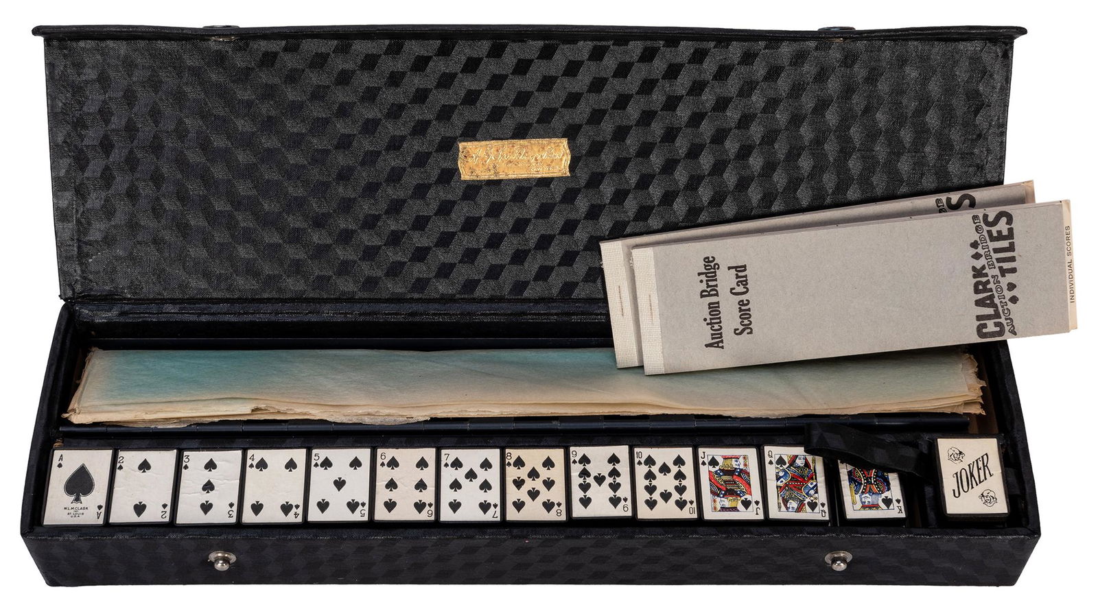 Clarks Auction Bridge Tiles. (1 of 1)