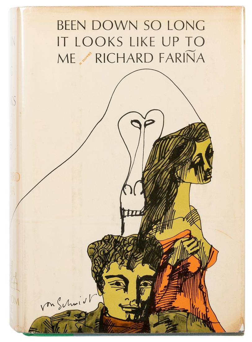 Been Down So Long it Looks Like Up to Me.: Fariña, Richard. Been Down So Long it Looks Like Up to Me. New York: Random House, 1966. First edition, first printing. Original quarter green cloth over boards, front board and spine stamped wit