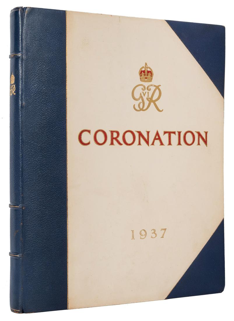 British Traditional Colours Souvenir...Coronation of: British Traditional Colours Souvenir…Coronation of King George VI, [signed]. The British Colour Council, 1937. Deluxe edition limited to 250 copies, this being No. 113 and signed by the Earl of 