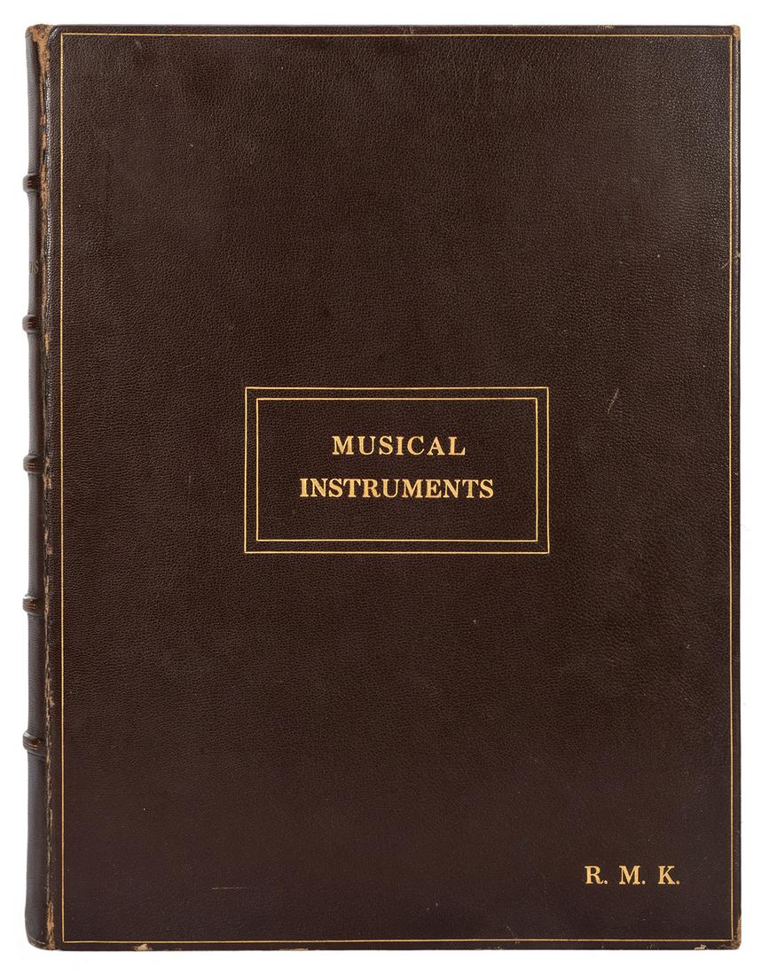 Musical Instruments: Historic, Rare and Unique.: Hipkins, A.J. Musical Instruments: Historic, Rare and Unique. Edinburgh: Adam and Charles Black, 1888. First edition. Limited to 1,040 copies and signed by the publisher on the limitation page. Handso