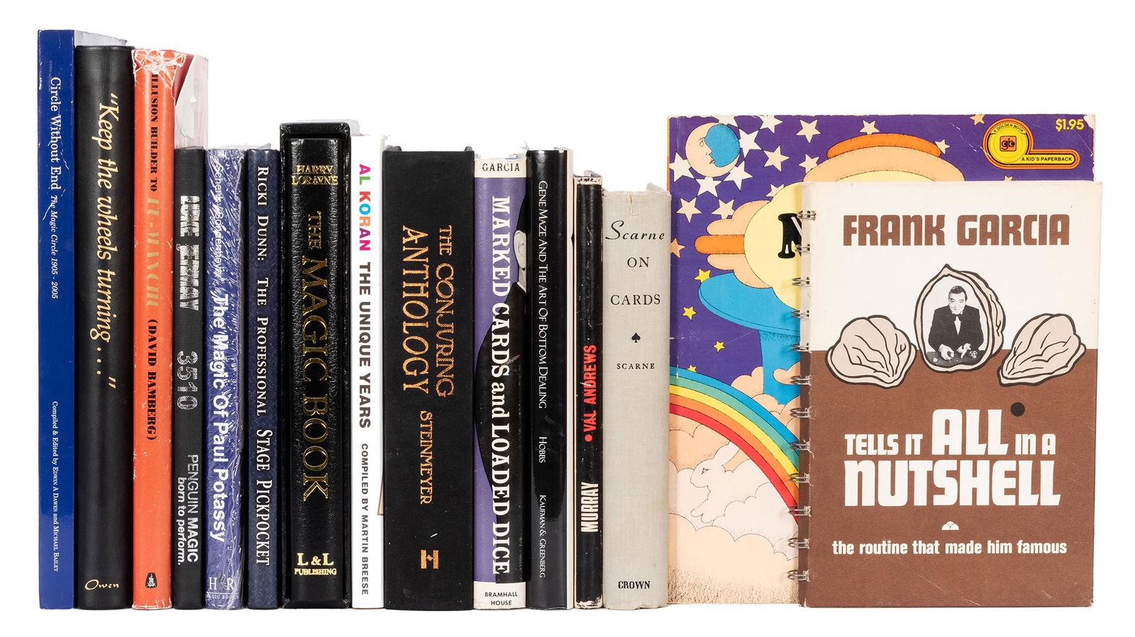 Lot of 15 Books on Magic. Including Keep the Wheels (1 of 1)