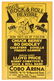 Chuck Berry and Bo Diddley Rock N Roll Concert Poster.