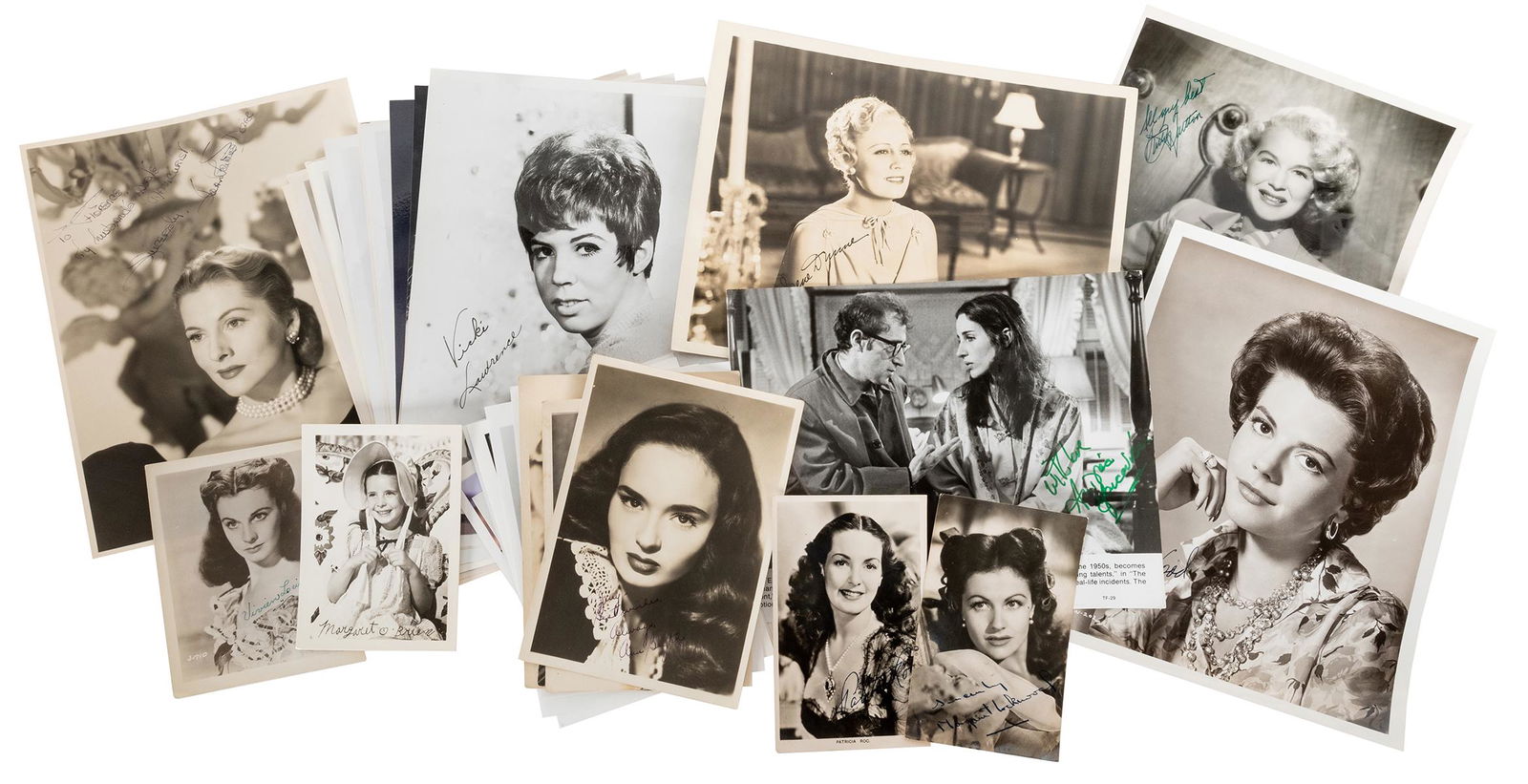 Female Entertainers Photo Collection. U.S., mid to late: Female Entertainers Photo Collection. U.S., mid to late 20th. Century. Collection of 30 photos of film and television actresses, including Natalie Wood, Betty Hutton, Peggy Fleming, Greer Garson, Ann
