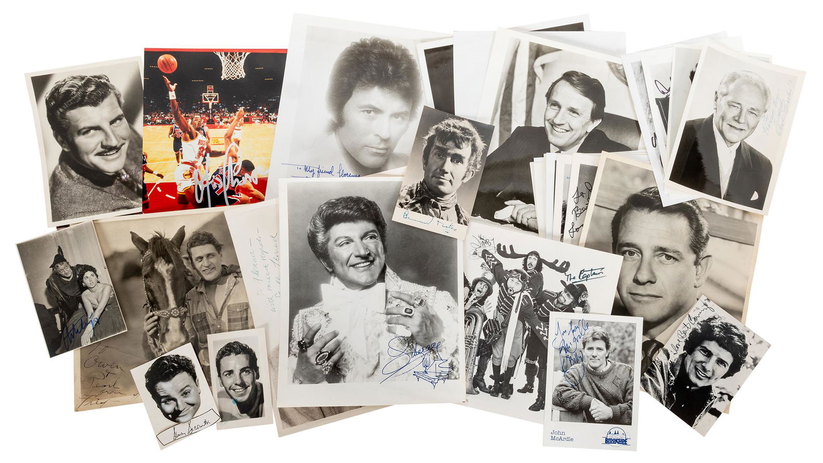 Male Entertainers Photo Collection. U.S., mid to late: Male Entertainers Photo Collection. U.S., mid to late 20th Century. Collection of over 50 photos of film and television actors, entertainers, and politicians, including Lalo Schifrin, Bobby Vinton, Ne