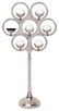 Billiard Ball Stand. Circa 1930. Nickel-plated stand