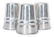 Traditional Aluminum Cups. Circa 1940. Large set of