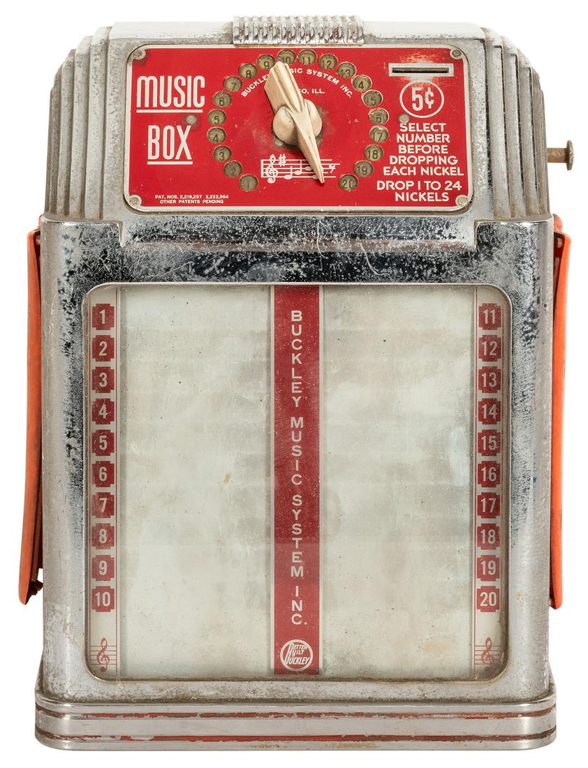 Buckley Jukebox Music Box Record Selector. Wall-mount (1 of 2)