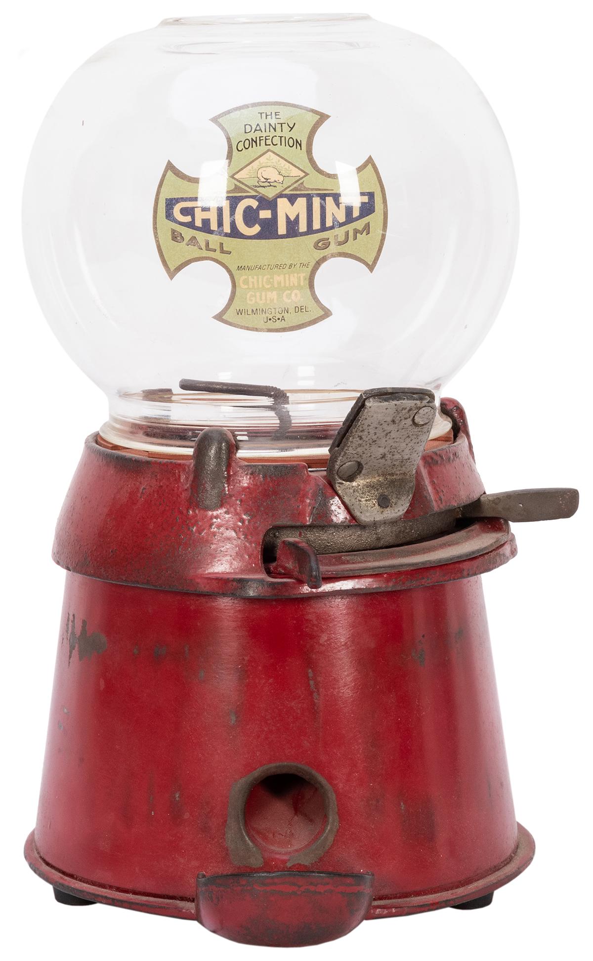 Chic-Mint 1 Cent Gumball Vendor. Wilmington, Delaware, (1 of 2)
