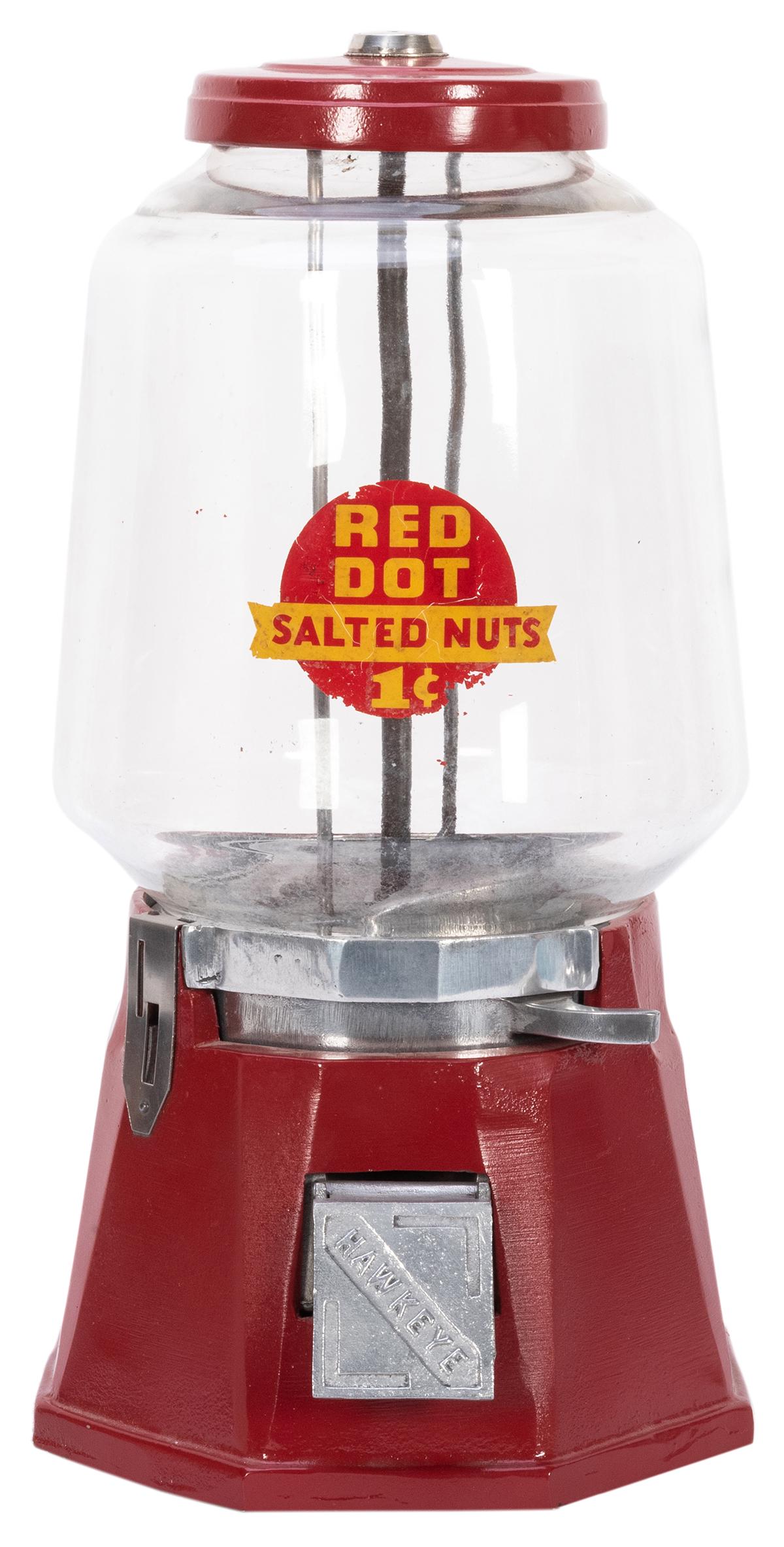 Hawkeye Novelty Co. 1 Cent Vendor. Des Moines, ca. (1 of 2)