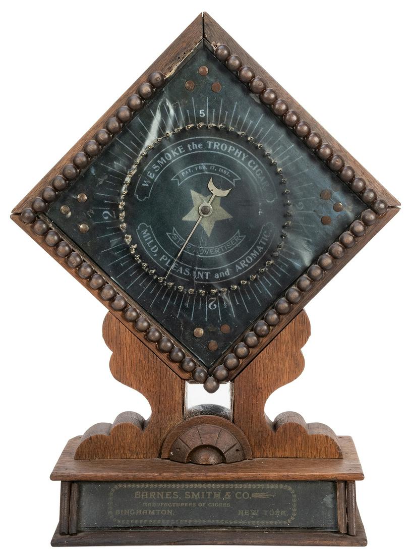 Drobisch Bros. Coin-Operated Cigar Trade Stimulator.