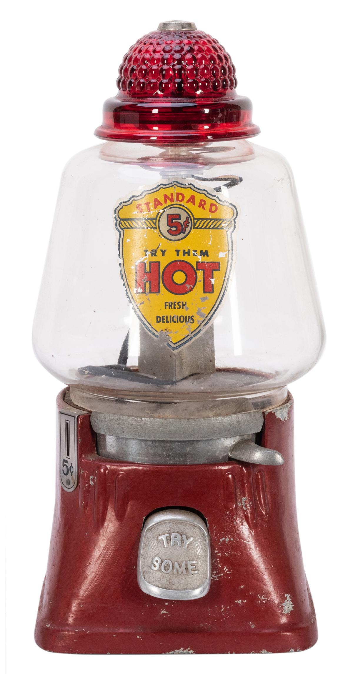 Silver King Hot Nut Vendor. Aurora, IL, ca. 1950. (1 of 2)