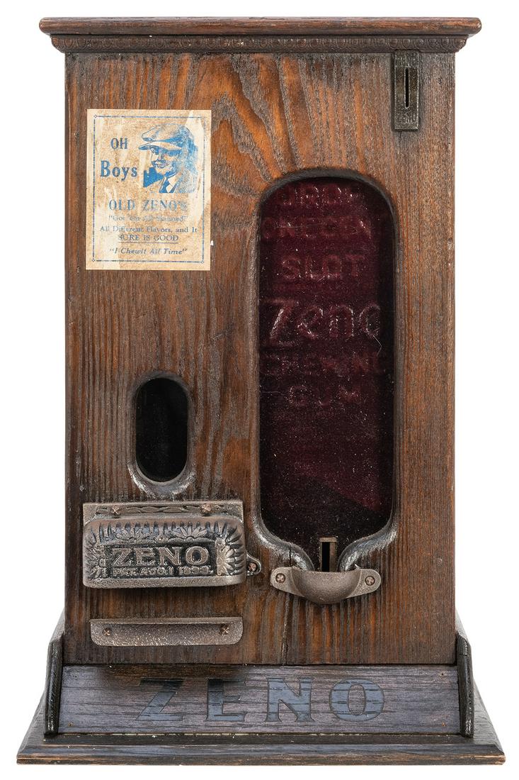 Zeno Gum Vending Machine. Chicago: Zeno Mfg., ca. 1904. (1 of 2)