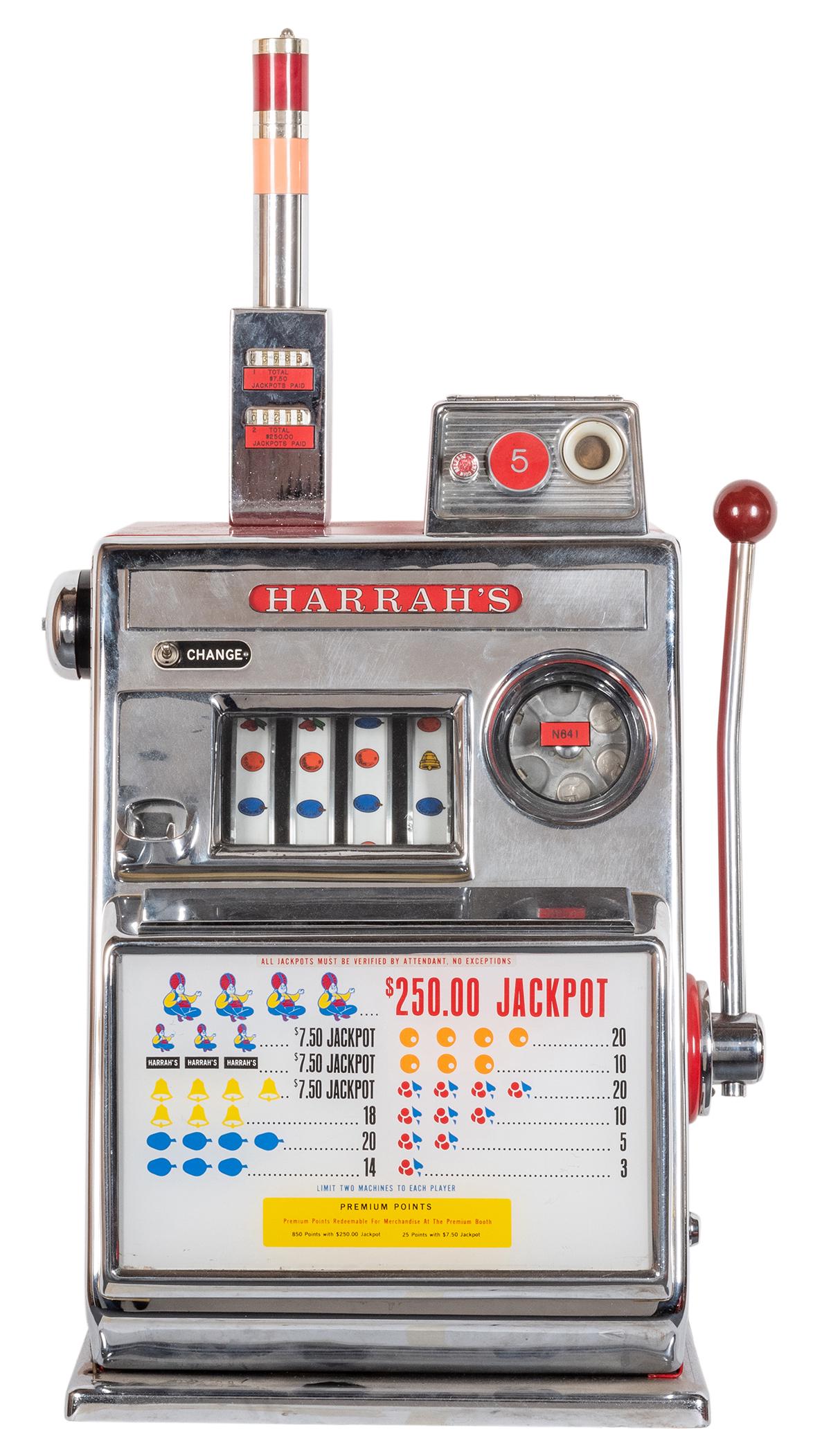 Harrah’s 5 Cent Casino Slot Machine. Height (1 of 2)