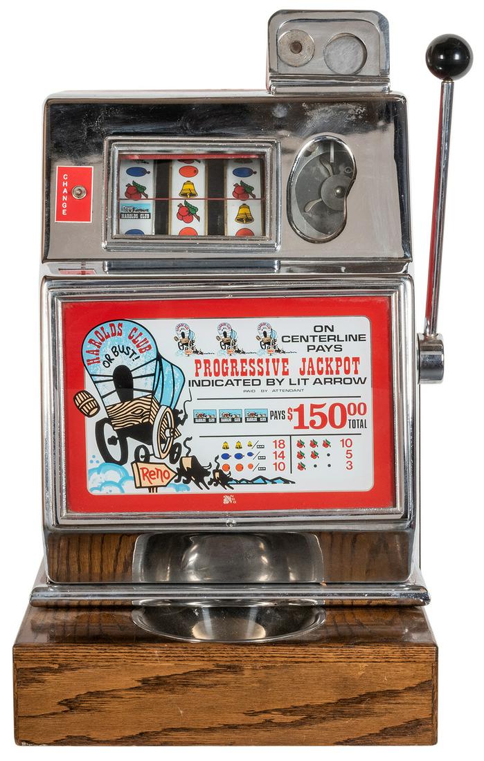 Harold’s Club Casino Slot Machine. Height (1 of 2)