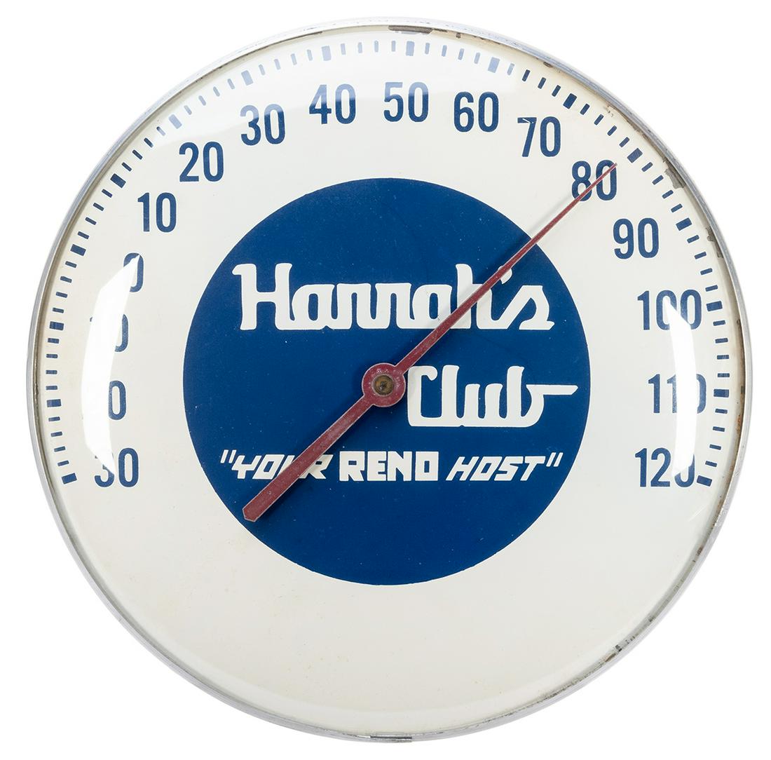 Harrah’s Club Reno Casino Thermometer. 1950s/60s. (1 of 1)